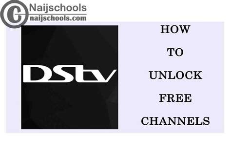 how to unlock dstv